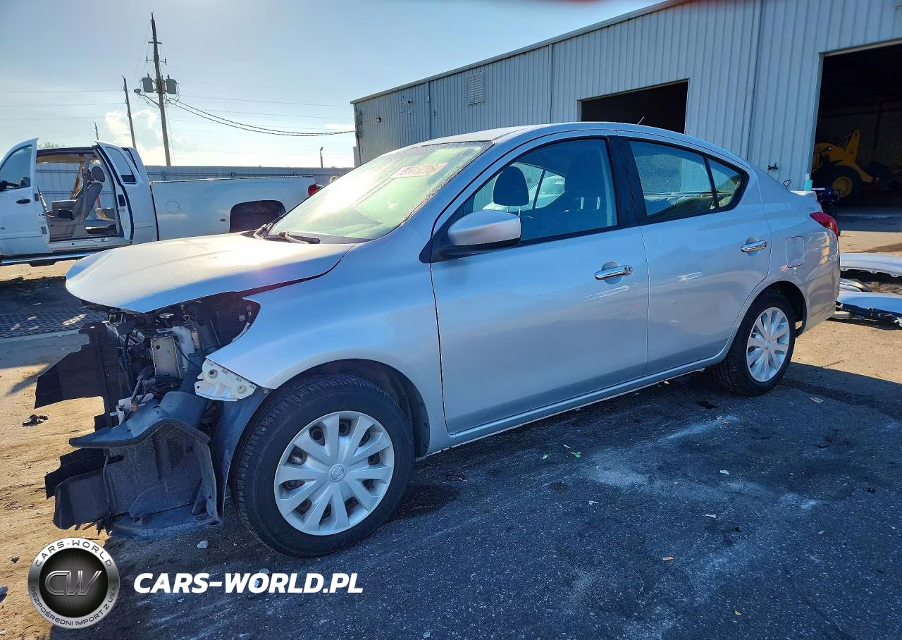 2019 Nissan Versa Sv VIN:3N1CN7AP2KL803372 - 1