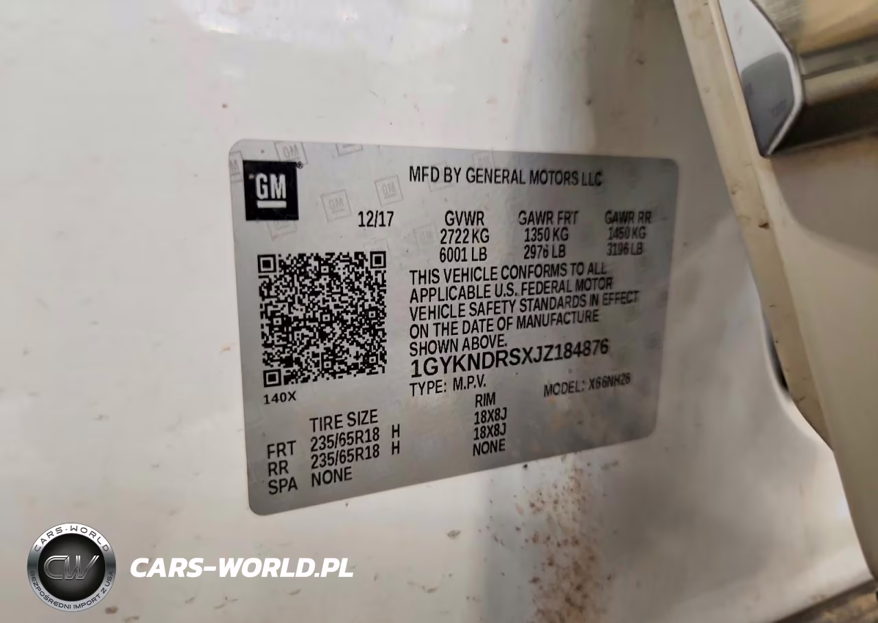 2018 Cadillac Xt5 Luxury VIN:1GYKNDRSXJZ184876 - 13