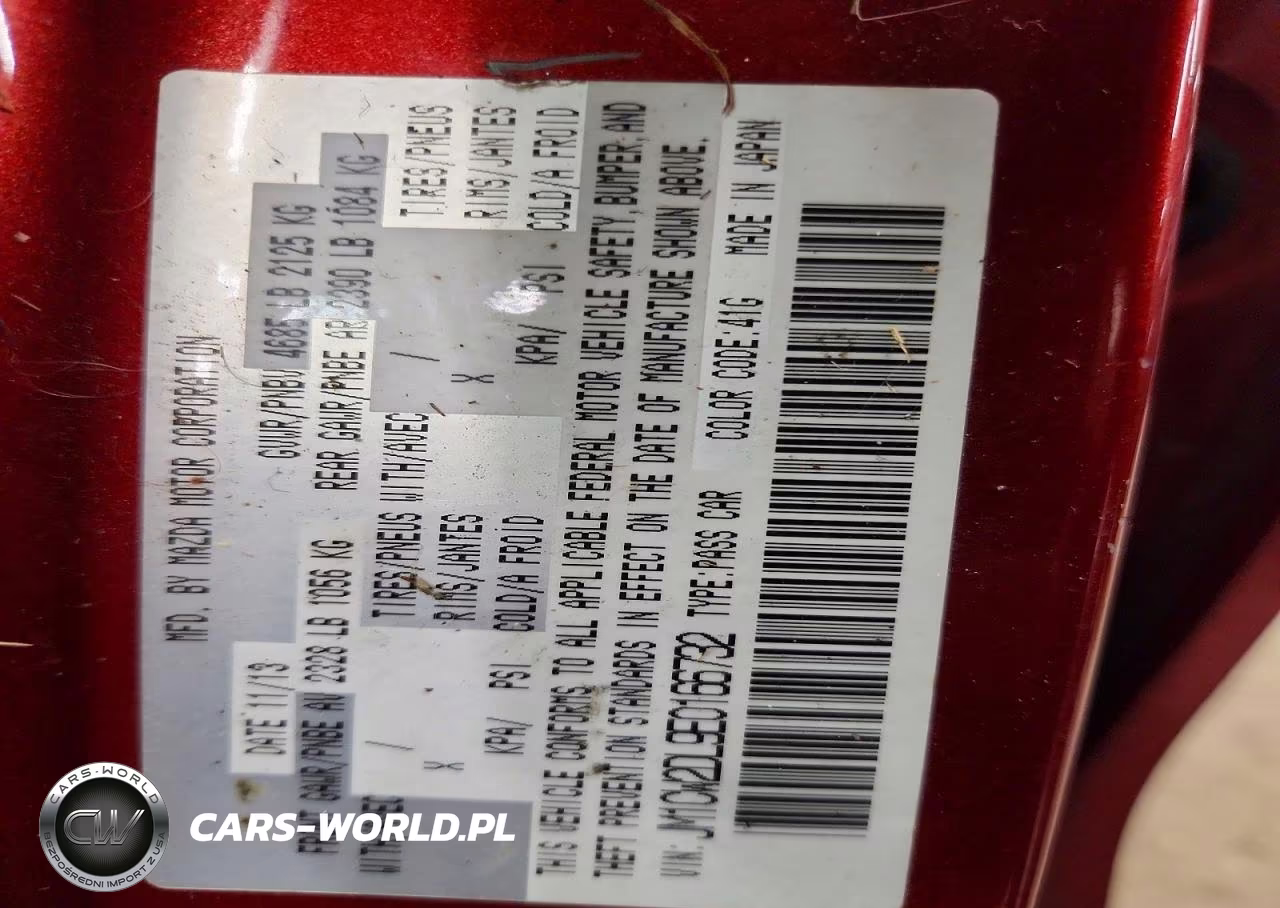 2014 Mazda 5 Grand Touring VIN:JM1CW2DL9E0166732 - 14