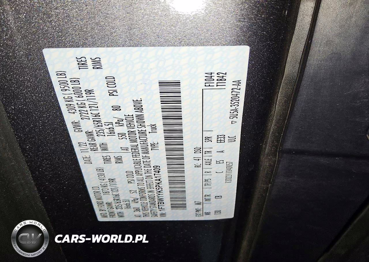 2023 Ford Transit T-350 VIN:1FTBW1YK5PKA17409 - 13