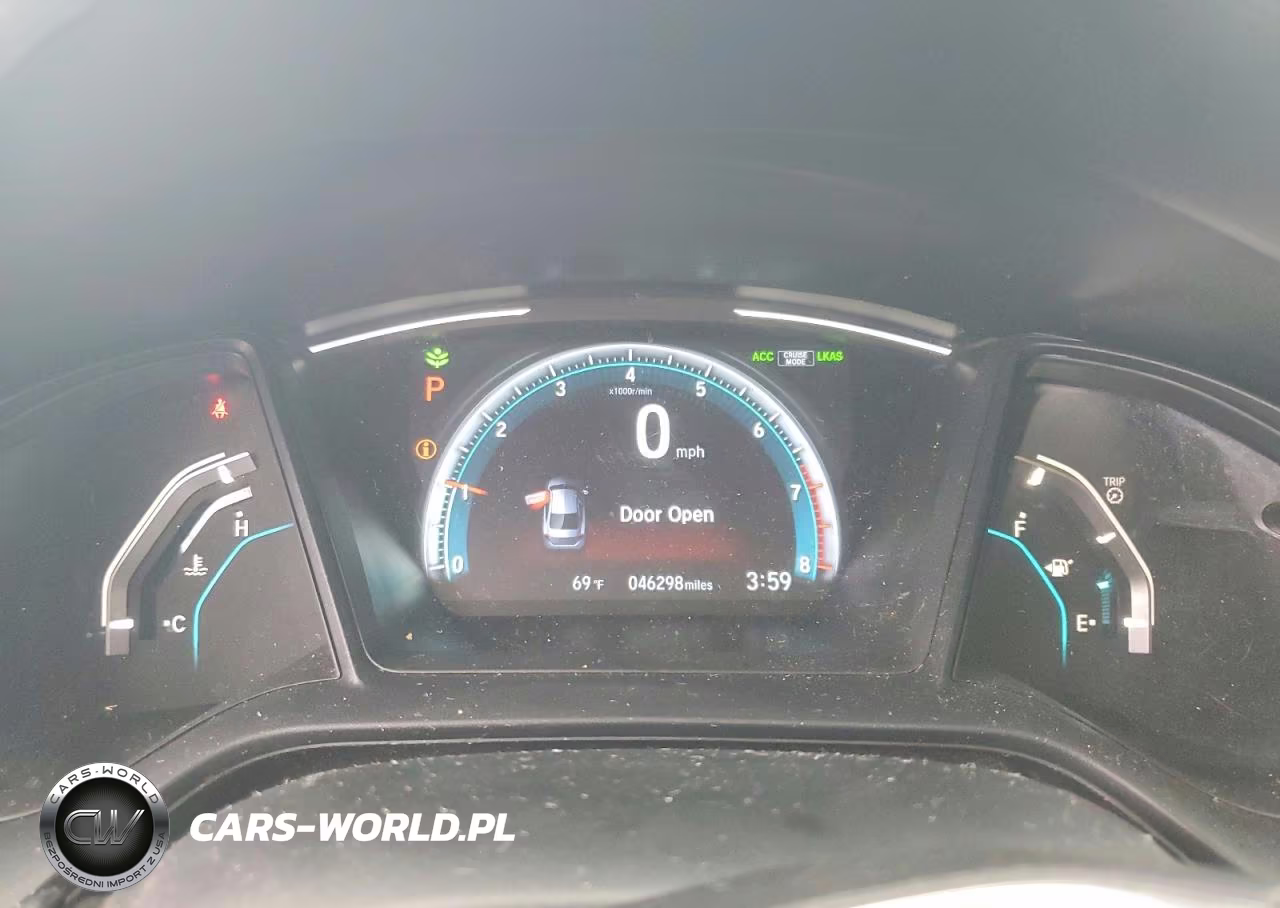 2020 Honda Civic Lx VIN:2HGFC2F69LH599426 - 9