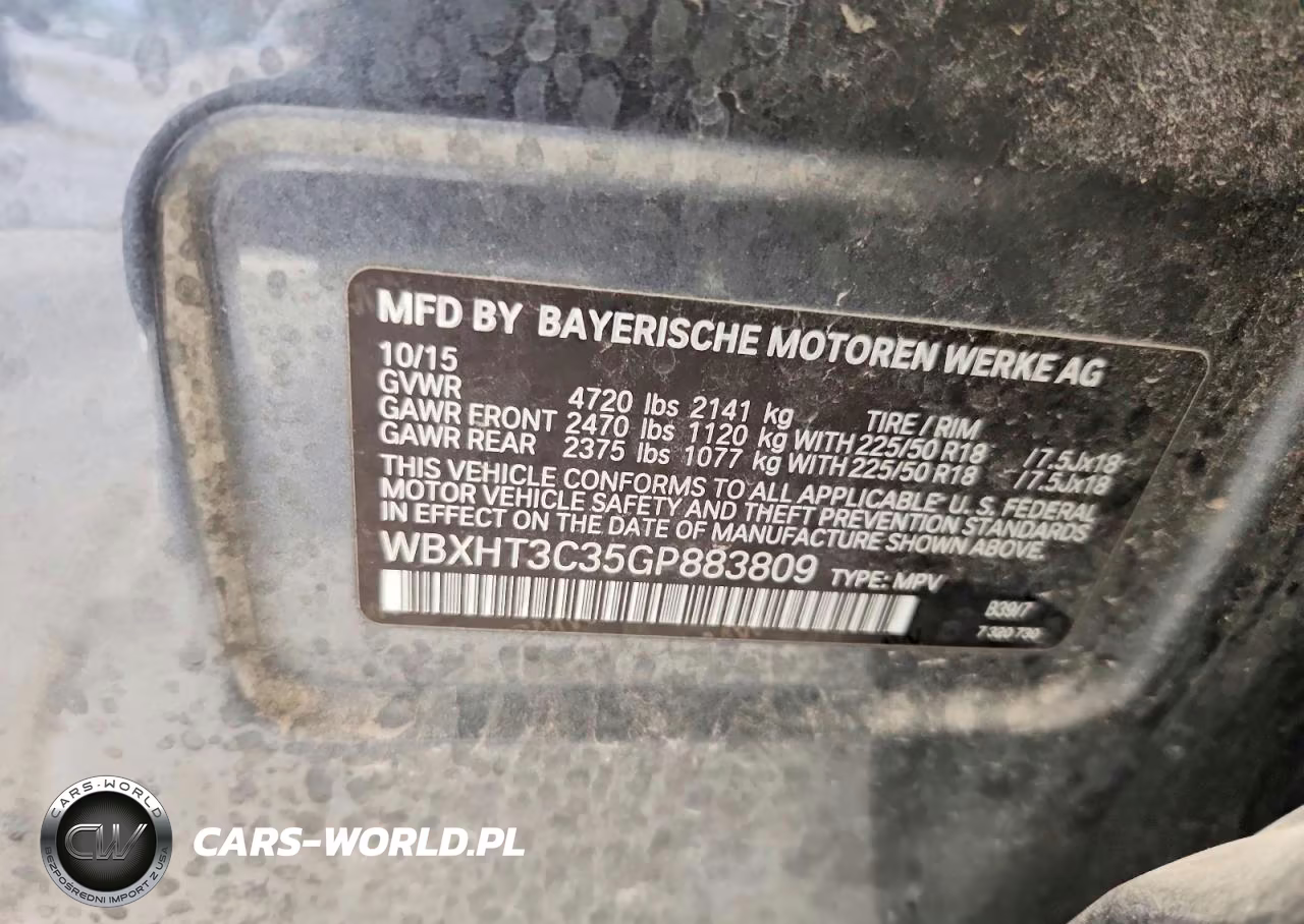 2016 BMW X1 xDrive28I VIN:WBXHT3C35GP883809 - 14