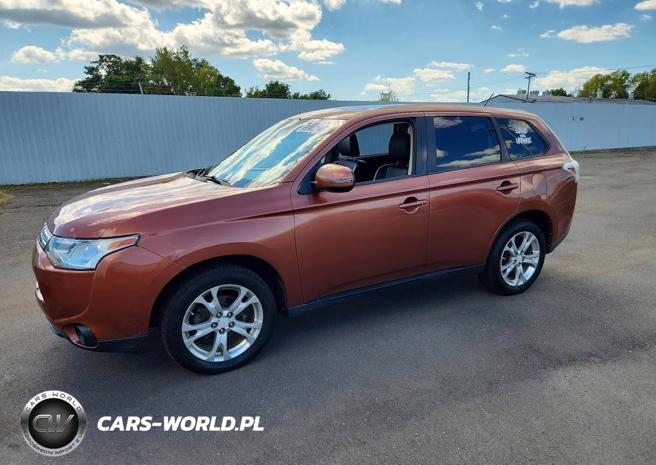 2014 Mitsubishi Outlander Se VIN:JA4AZ3A37EZ008596 - 1