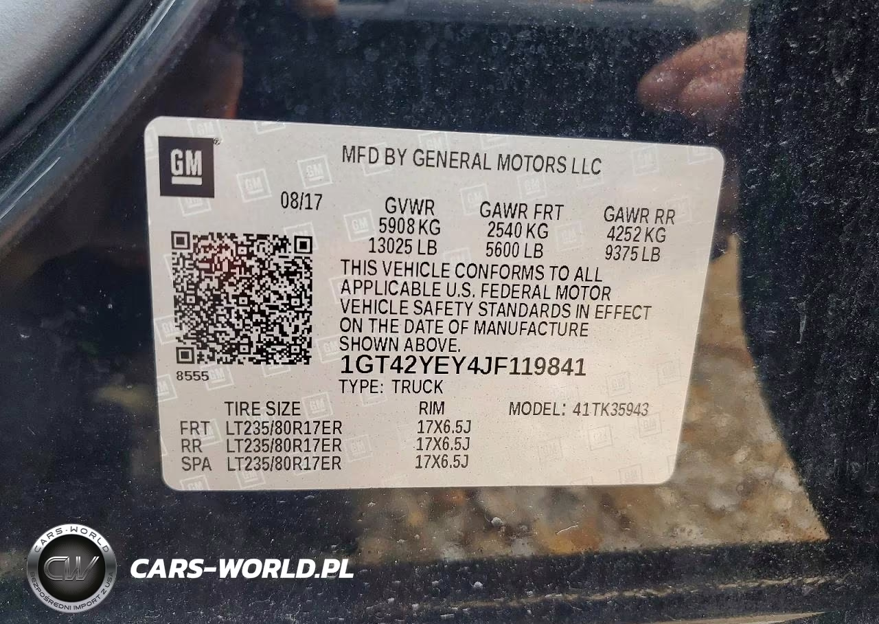 2018 GMC Sierra 3500 Hd Denal VIN:1GT42YEY4JF119841 - 12