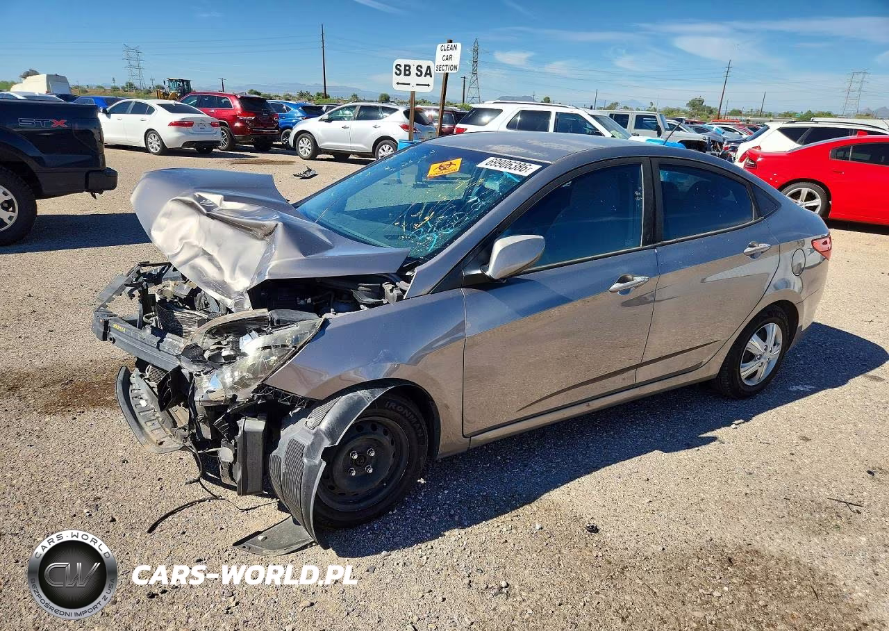 2017 Hyundai Accent Se VIN:KMHCT4AE3HU368274 - 1