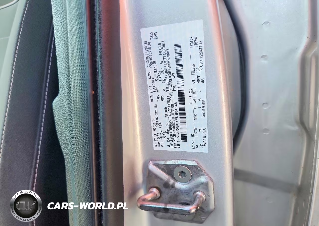 2014 Ford Escape Se VIN:1FMCU0GXXEUB84346 - 12