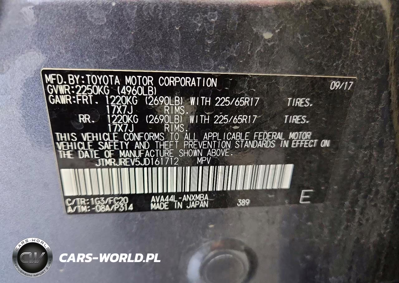 2018 Toyota Rav4 VIN:JTMRJREV5JD161712 - 14