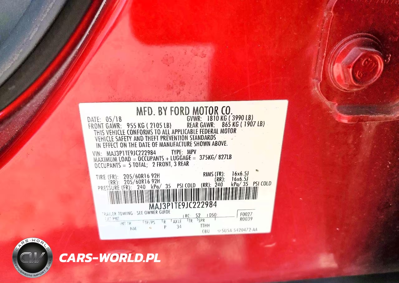 2018 Ford Ecosport Se VIN:MAJ3P1TE9JC222984 - 13