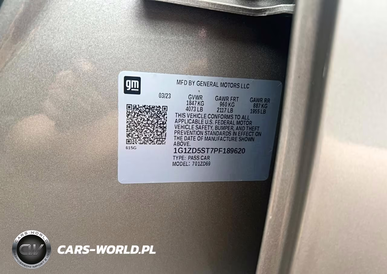 2023 Chevrolet Malibu Lt VIN:1G1ZD5ST7PF189620 - 10