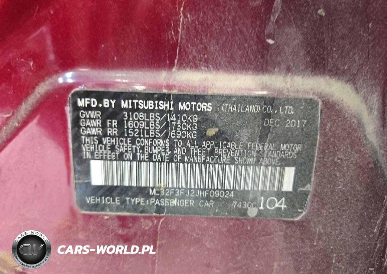 2018 Mitsubishi Mirage G4 Es VIN:ML32F3FJ2JHF09024 - 12