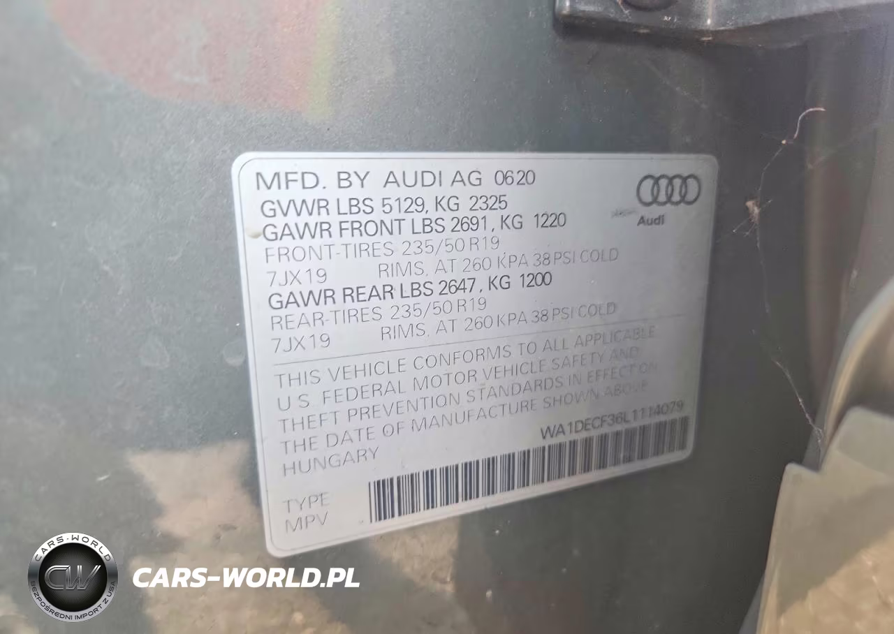 2020 Audi Q3 Premium S Line VIN:WA1DECF36L1114079 - 14