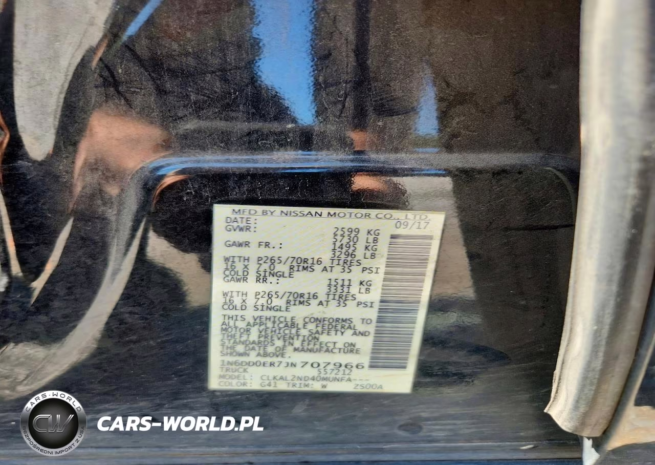2018 Nissan Frontier Sv VIN:1N6DD0ER7JN707966 - 12
