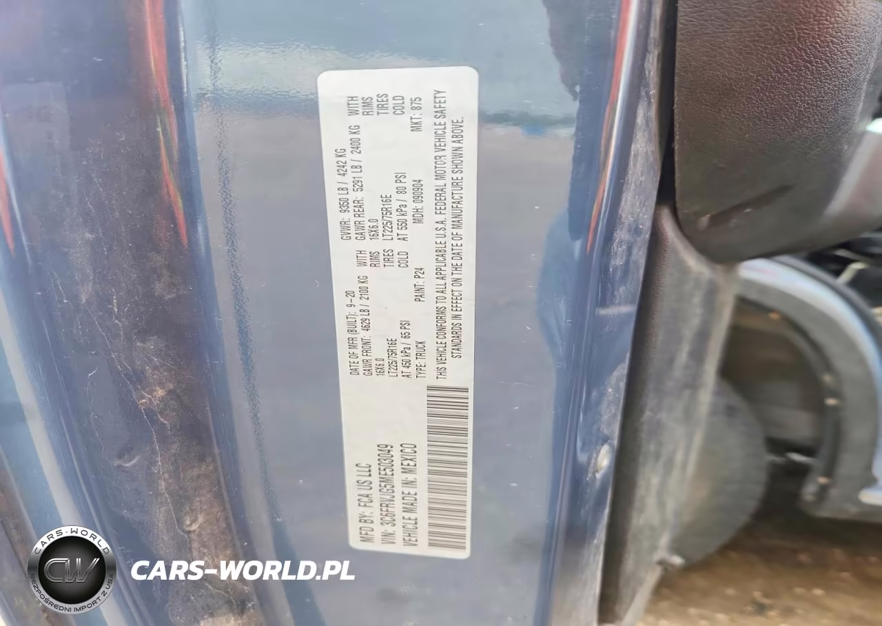 2021 Ram Promaster 3500 Delivery Van VIN:3C6FRVJG5ME503049 - 14