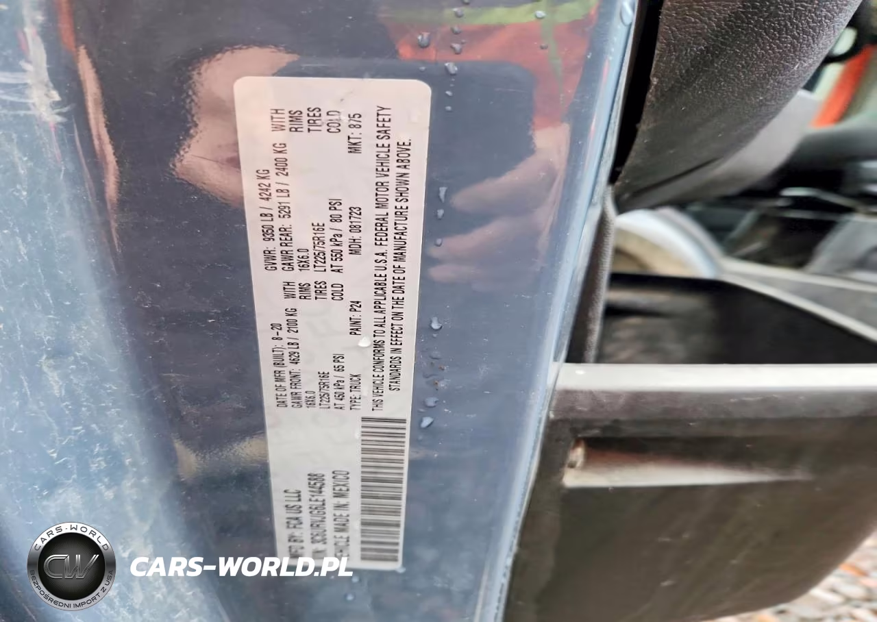 2020 Ram Promaster 3500 Delivery Van VIN:3C6URVJG6LE144588 - 12