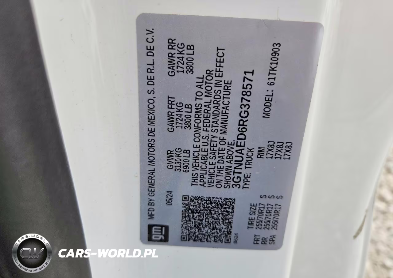 2024 GMC Sierra K1500 VIN:3GTNUAED6RG378571 - 13