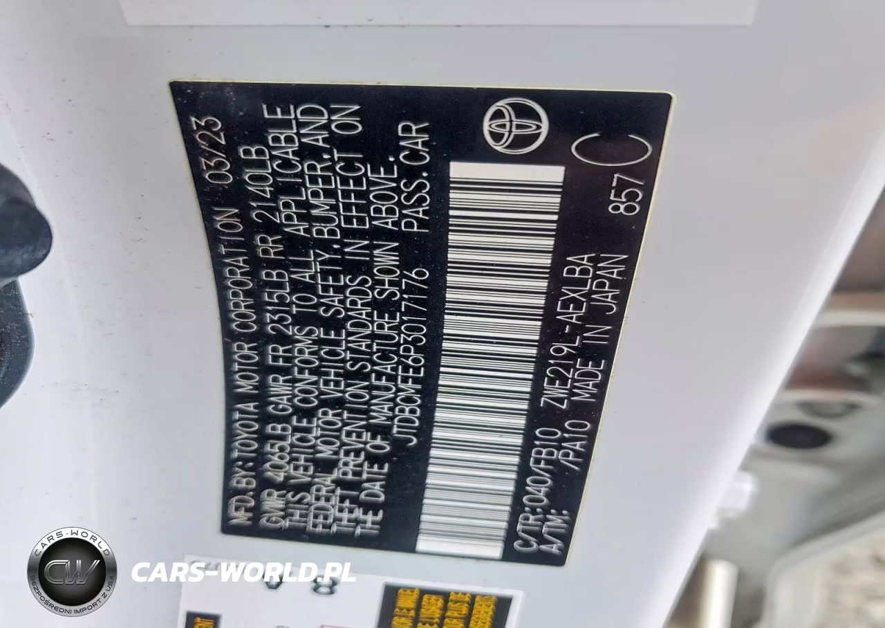 2023 Toyota Corolla Hybrid Le VIN:JTDBCMFE6P3017176 - 12