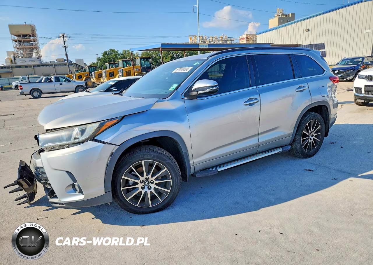 2017 Toyota Highlander Se VIN:5TDKZRFH5HS190306 - 1