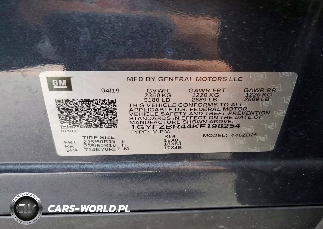 2019 Cadillac Xt4 Luxury VIN:1GYFZBR44KF198254 - 13