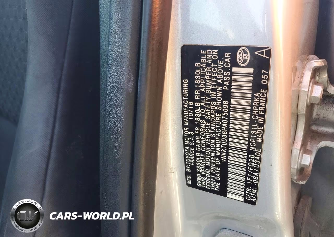 2017 Toyota Yaris 5-Door L Fleet VIN:VNKKTUD38HA075098 - 12