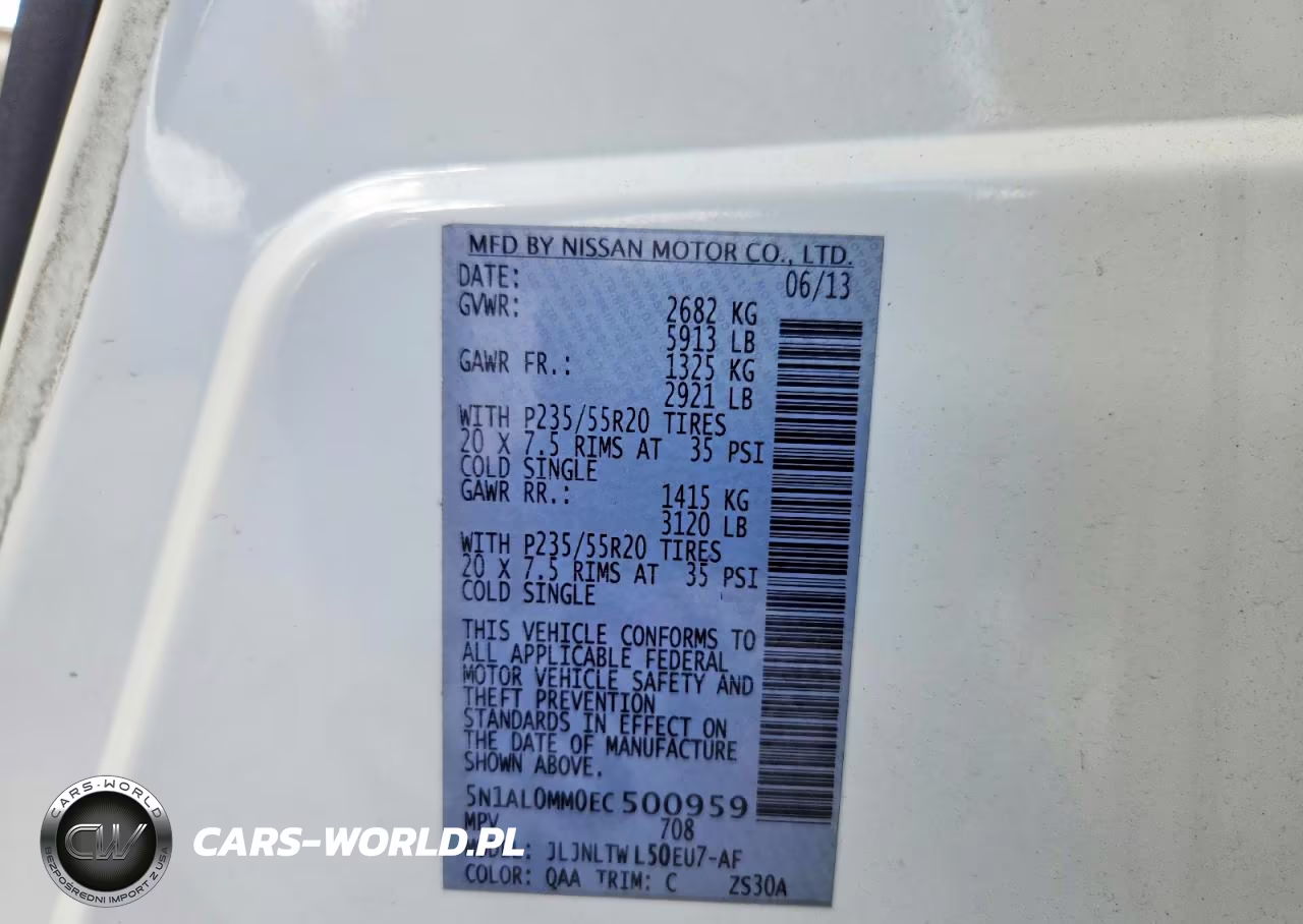 2014 Infiniti Qx60 Base VIN:5N1AL0MM0EC500959 - 13