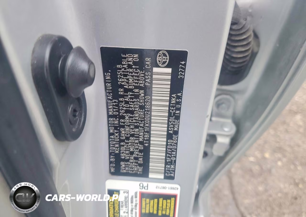 2013 Toyota Camry Le VIN:4T1BF1FK0DU218620 - 12