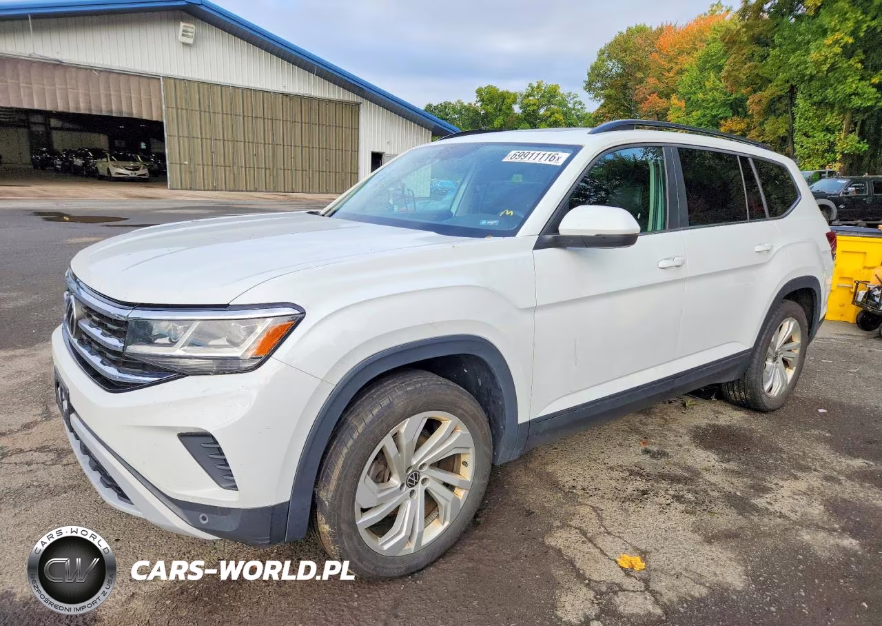 2021 Volkswagen Atlas Se VIN:1V2KR2CA7MC503994 - 1