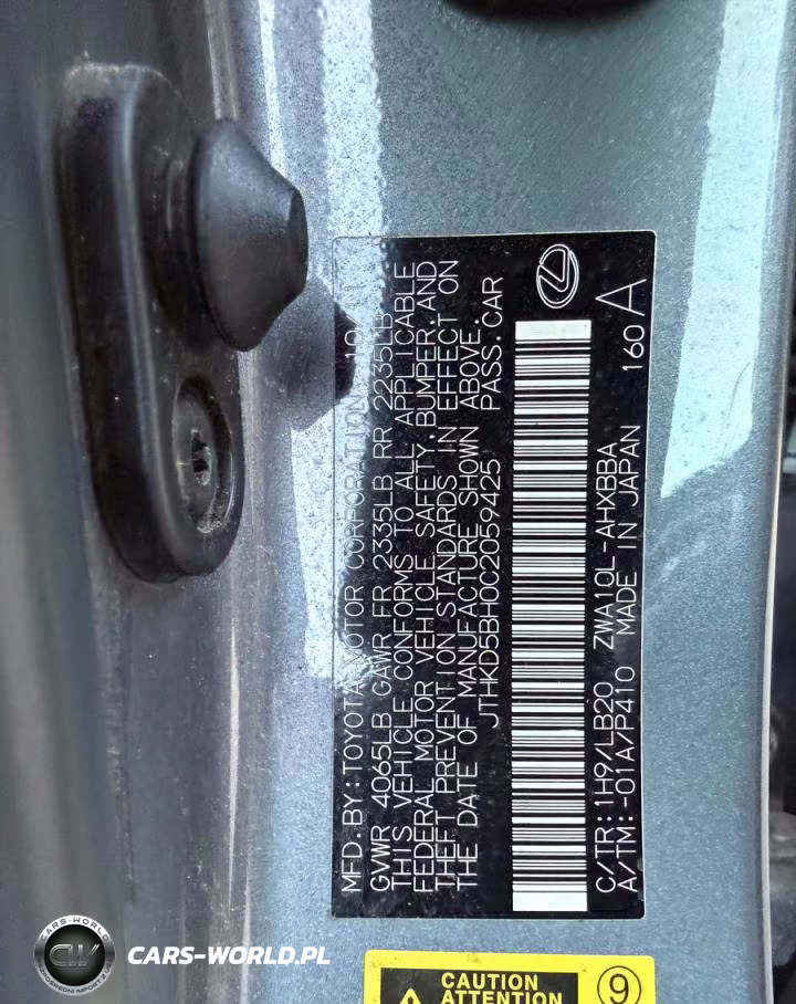 2012 Lexus Ct 200 VIN:JTHKD5BH0C2059425 - 10