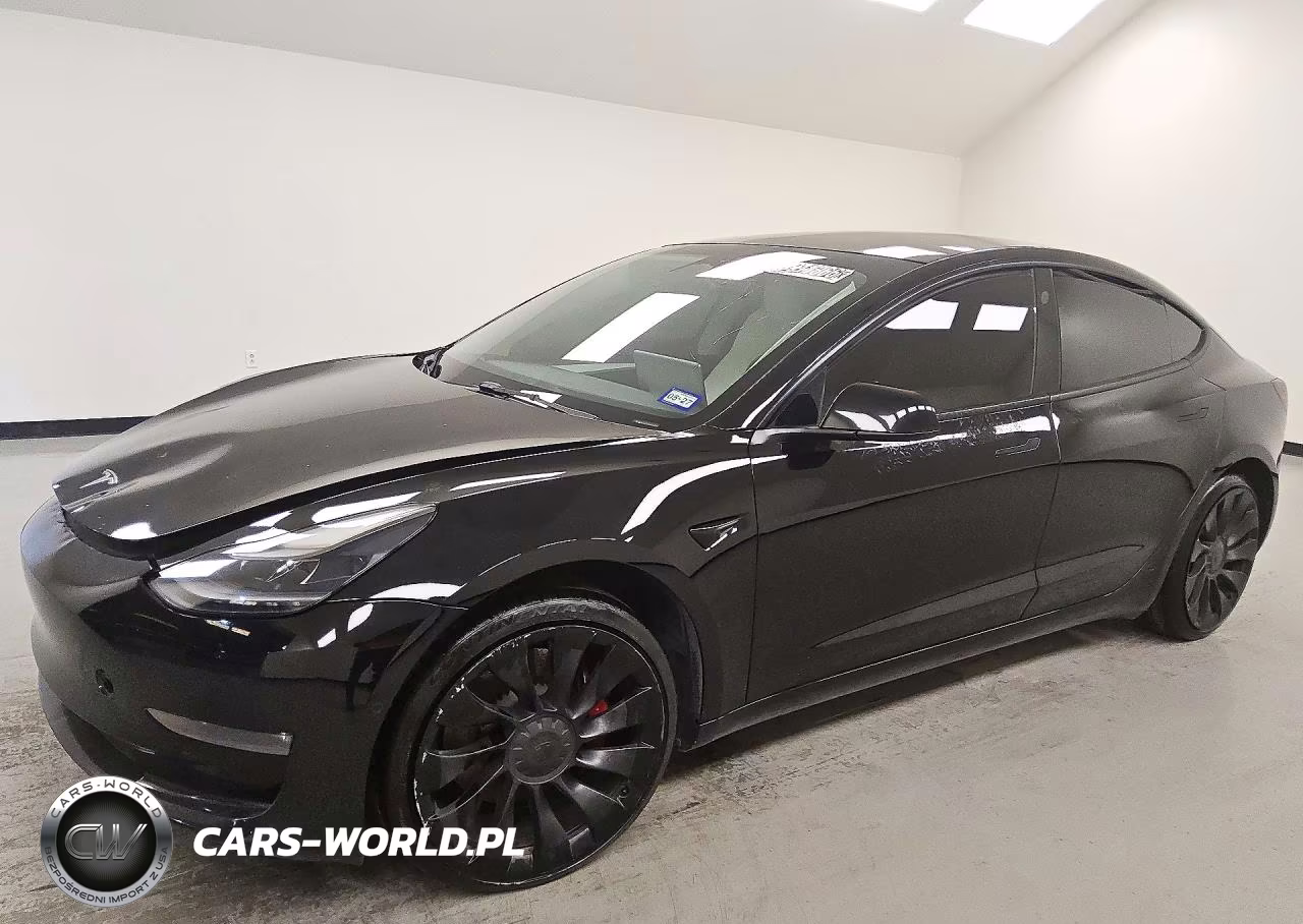 2022 Tesla Model 3 VIN:5YJ3E1ECXNF258493 - 1