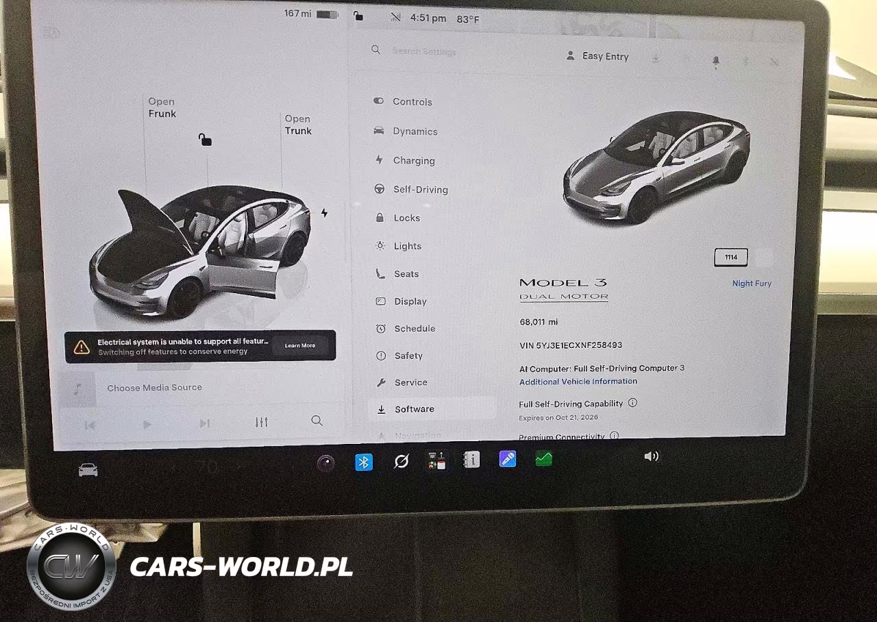 2022 Tesla Model 3 VIN:5YJ3E1ECXNF258493 - 9