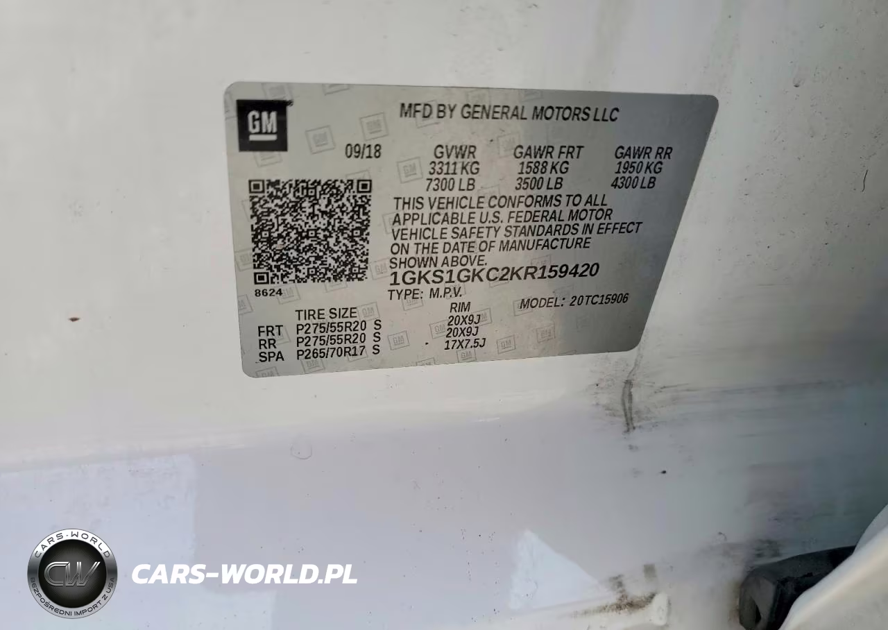 2019 GMC Yukon Xl C1500 Slt VIN:1GKS1GKC2KR159420 - 13