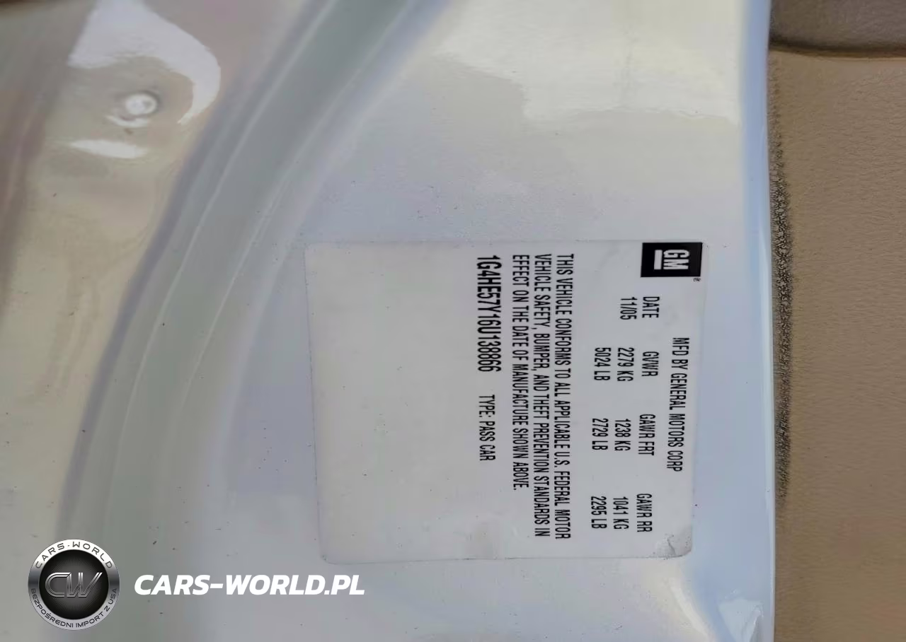 2006 Buick Lucerne Cxs VIN:1G4HE57Y16U138866 - 12