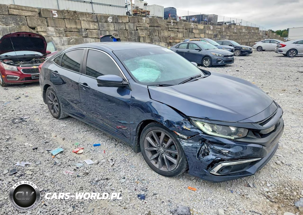 2019 Honda Civic Exl VIN:19XFC1F76KE001594 - 4