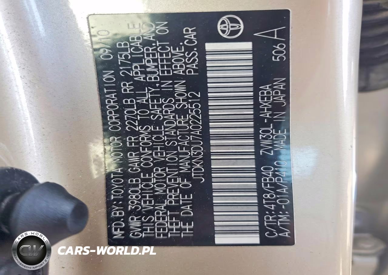 2010 Toyota Prius Iii VIN:JTDKN3DU7A0225512 - 12