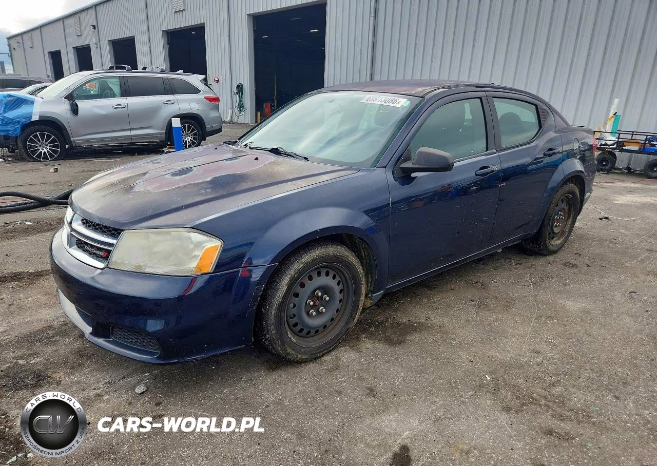 2013 Dodge Avenger Se VIN:1C3CDZAB4DN630865 - 1