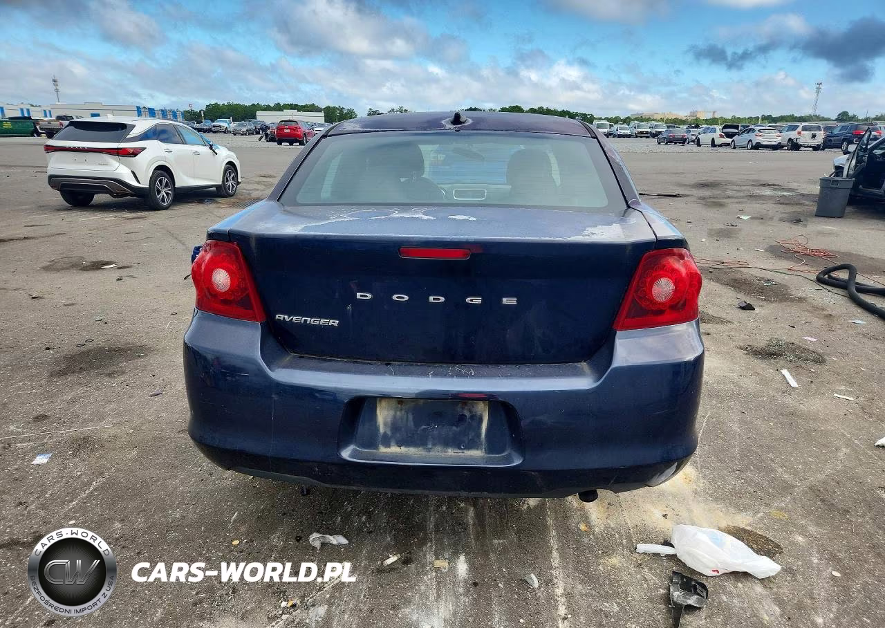 2013 Dodge Avenger Se VIN:1C3CDZAB4DN630865 - 6