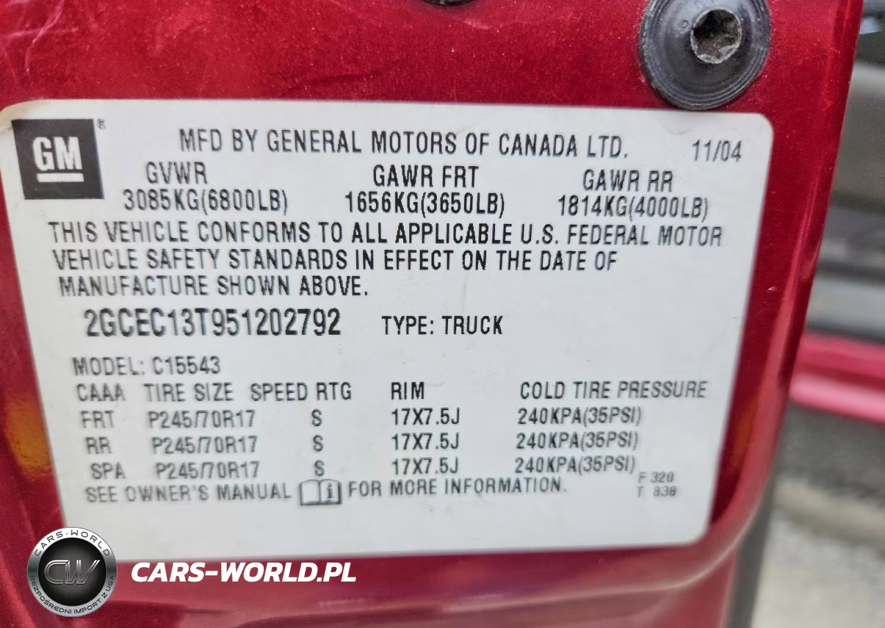 2005 Chevrolet Silverado C1500 VIN:2GCEC13T951202792 - 12
