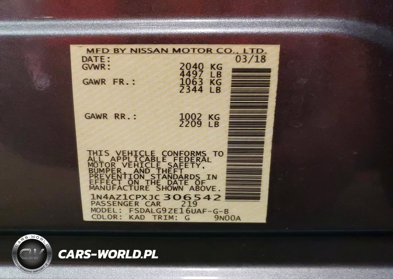 2018 Nissan Leaf Sl VIN:1N4AZ1CPXJC306542 - 13