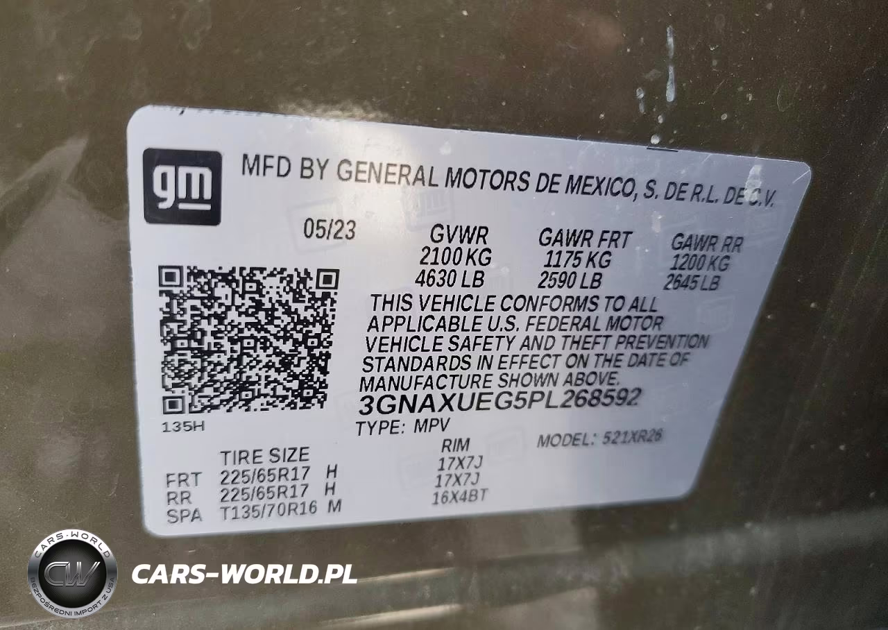 2023 Chevrolet Equinox Lt VIN:3GNAXUEG5PL268592 - 14
