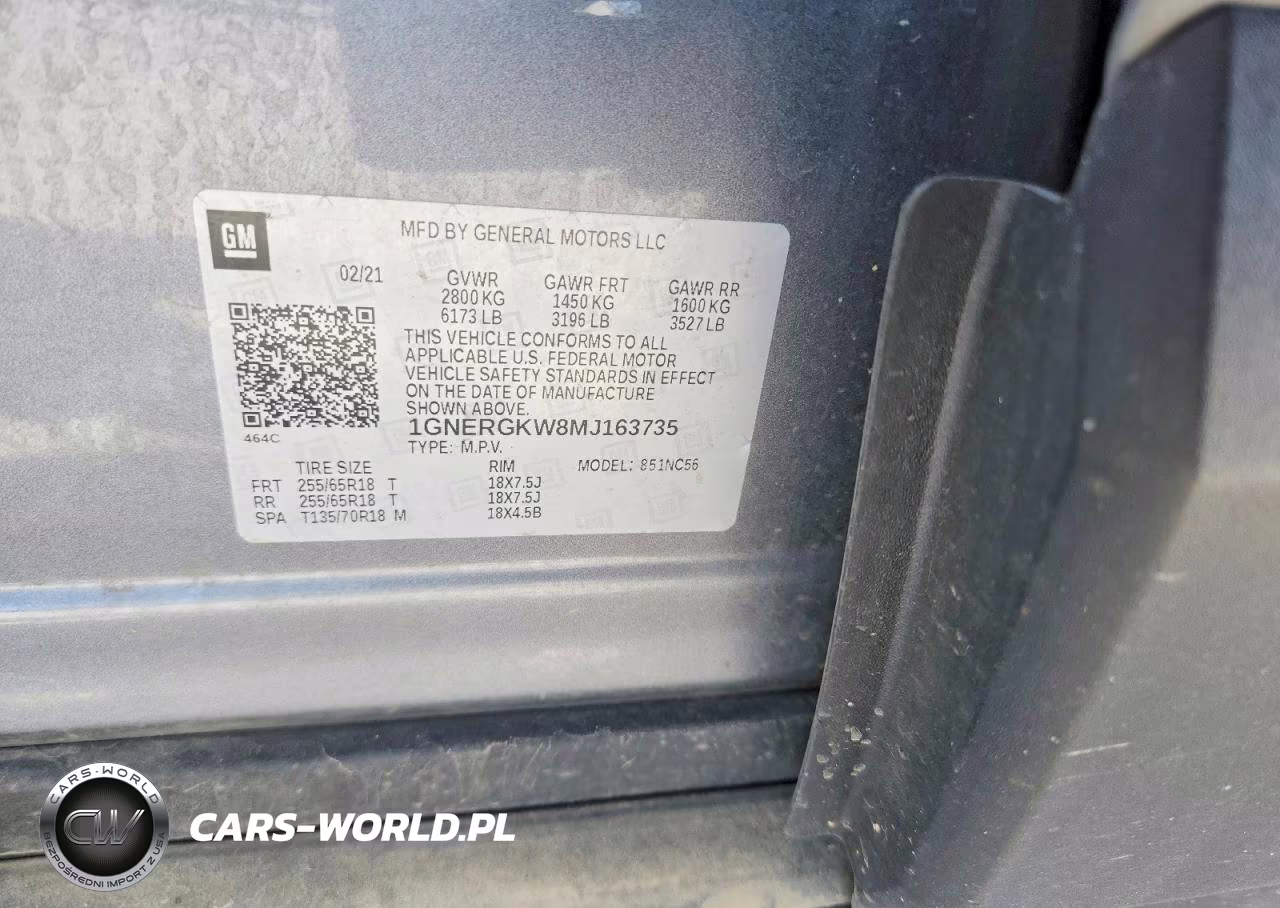 2021 Chevrolet Traverse Lt VIN:1GNERGKW8MJ163735 - 13