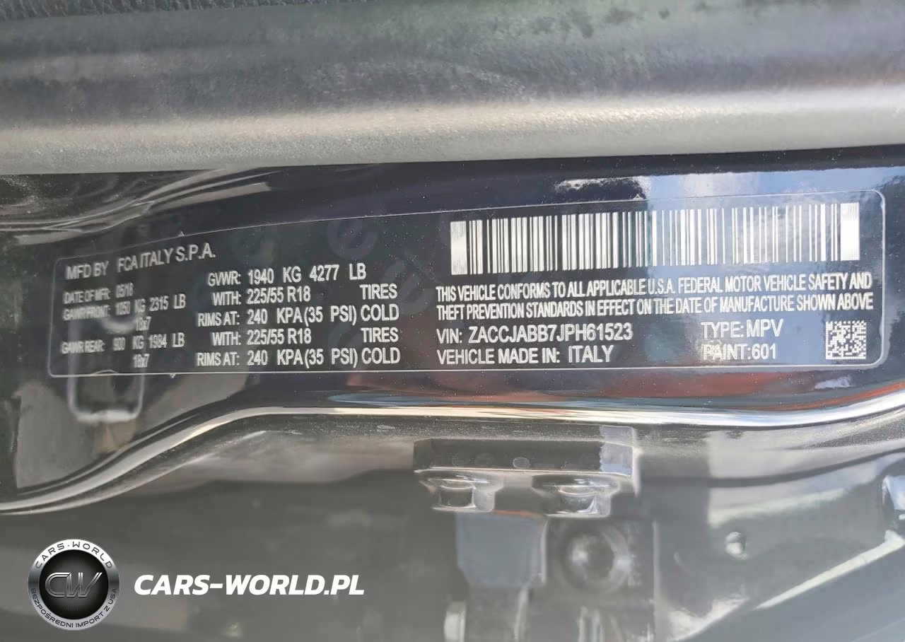 2018 Jeep Renegade Latitude VIN:ZACCJABB7JPH61523 - 13