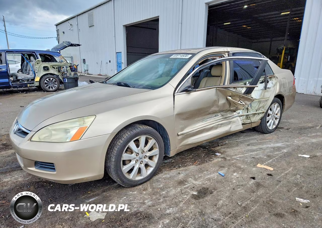 2007 Honda Accord Ex VIN:1HGCM665X7A090917 - 1