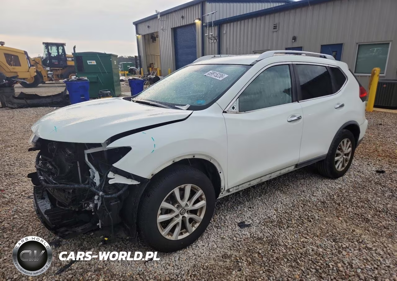 2017 Nissan Rogue Sv VIN:KNMAT2MT8HP599566 - 1