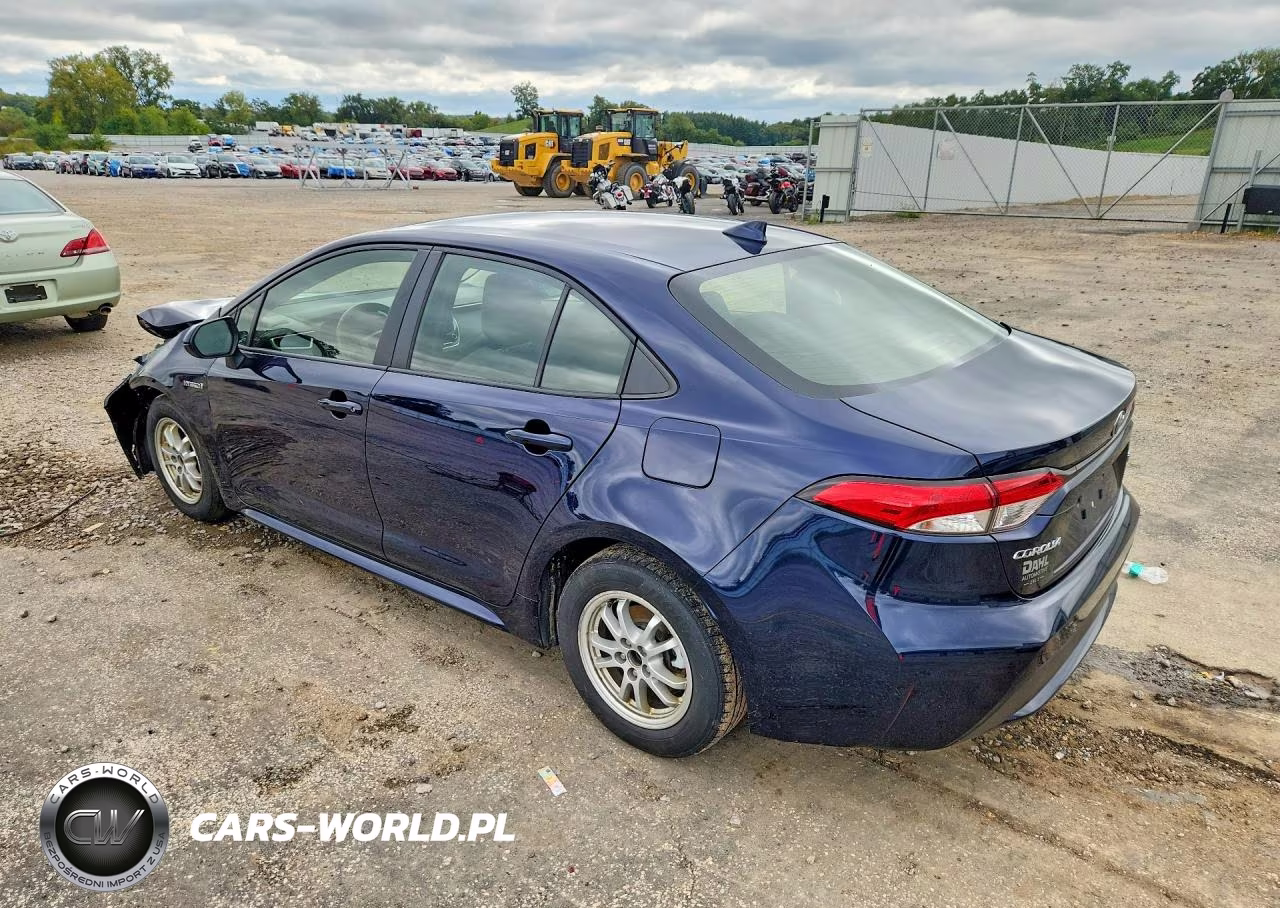 2021 Toyota Corolla Le VIN:JTDEAMDEXMJ002032 - 2