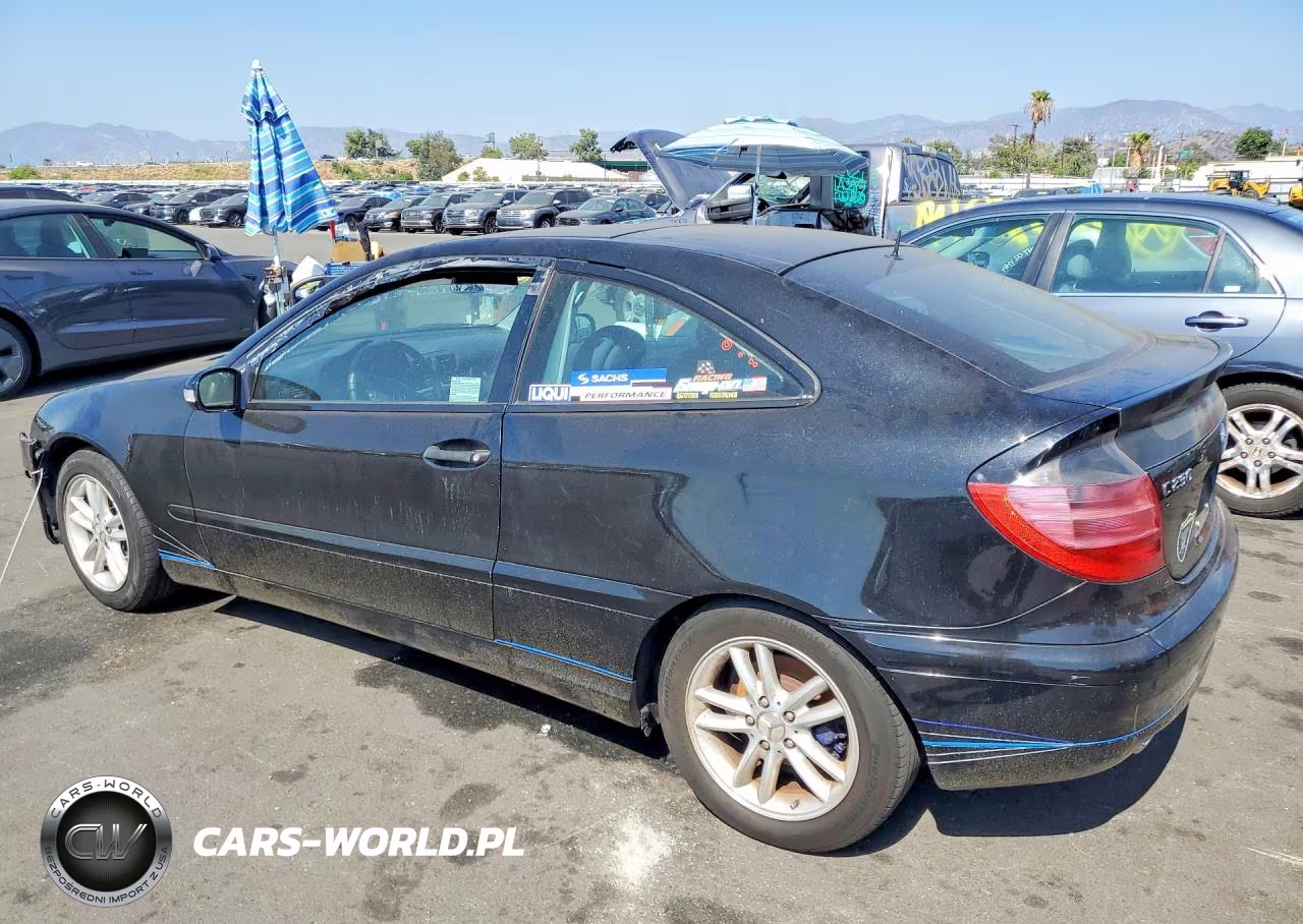 2002 Mercedes-Benz C 230K Sport Coupe VIN:WDBRN47J72A199381 - 2