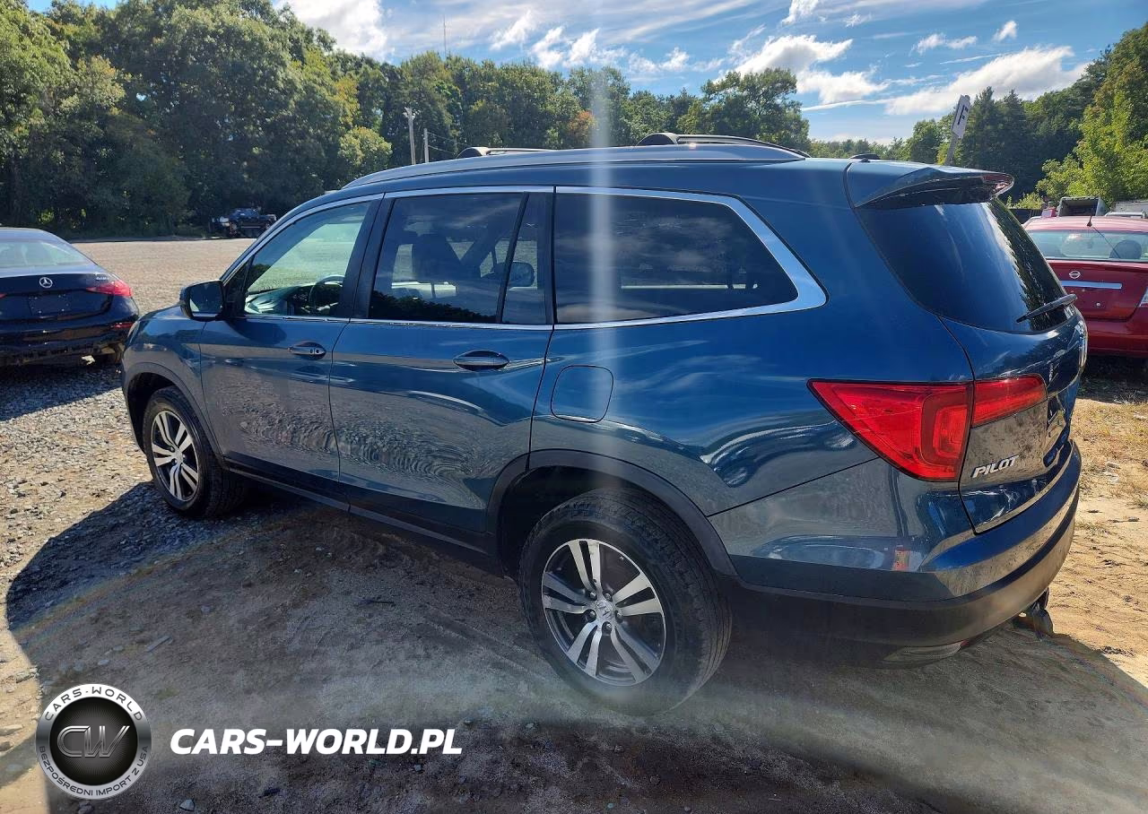 2017 Honda Pilot Exl VIN:5FNYF6H57HB086702 - 2