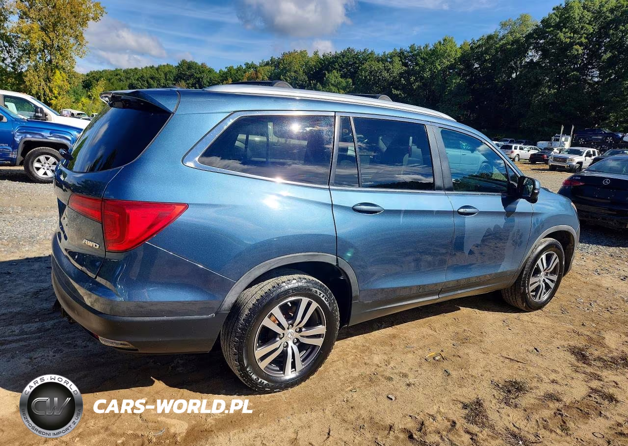 2017 Honda Pilot Exl VIN:5FNYF6H57HB086702 - 3