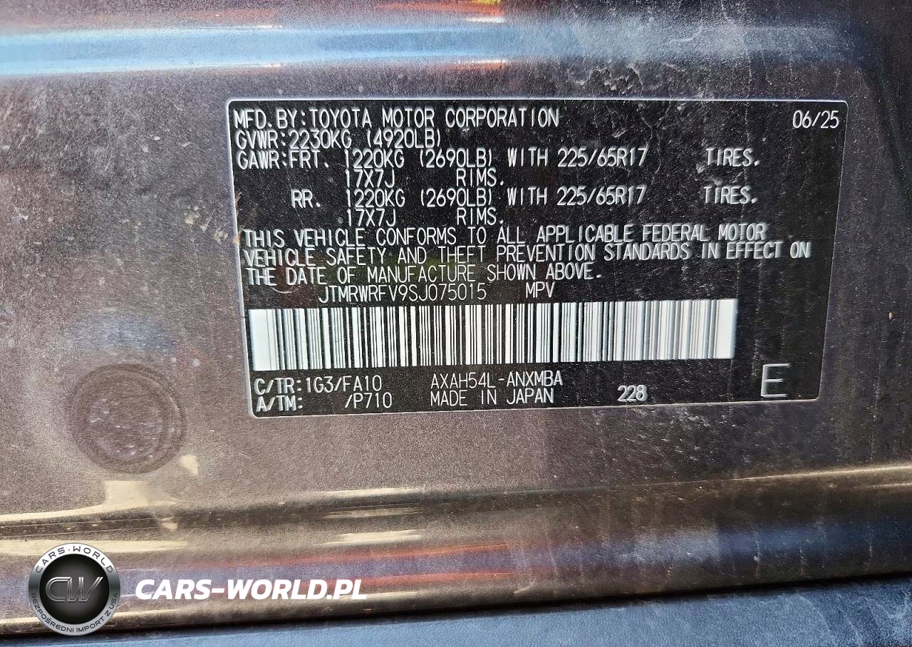 2025 Toyota Rav4 Hybrid Xle VIN:JTMRWRFV9SJ075015 - 13