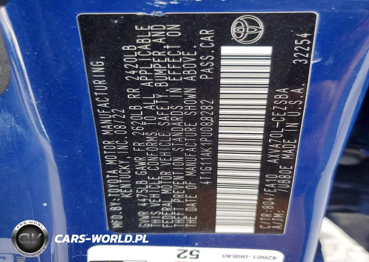 2023 Toyota Camry Se VIN:4T1G11AK1PU088282 - 12