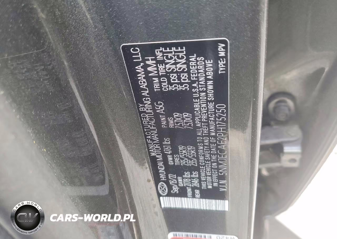 2023 Hyundai Tucson Limited VIN:5NMJECAE2PH175250 - 13