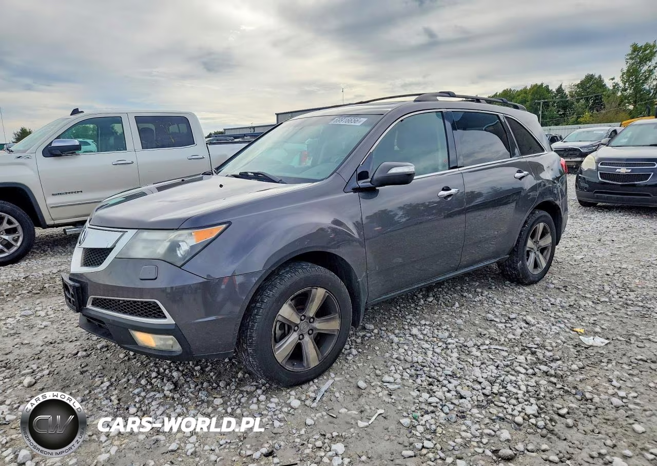 2012 Acura Mdx Advance VIN:2HNYD2H69CH004229 - 1